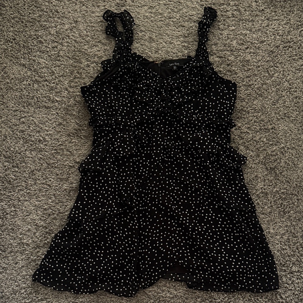 Black and White Polka Dot Dress